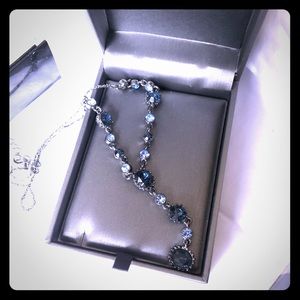 1928 Blue Crystal Necklace